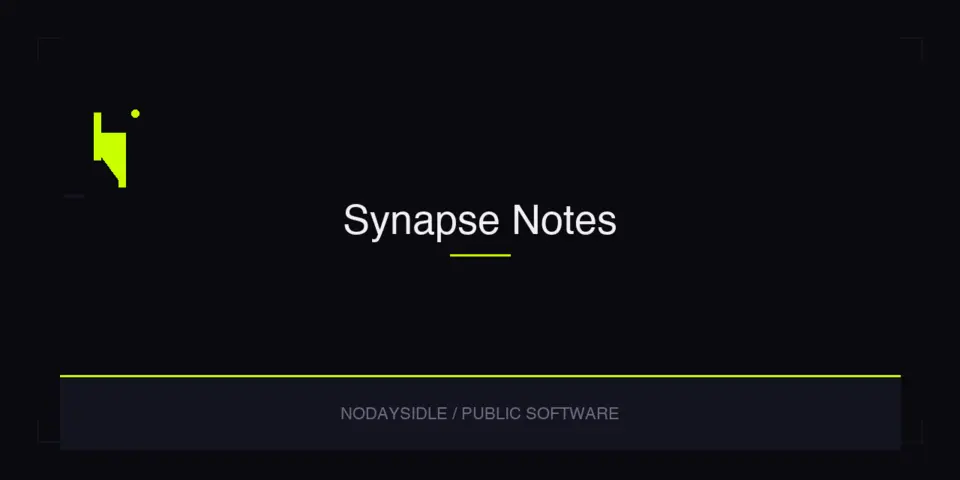 Synapse Notes social preview